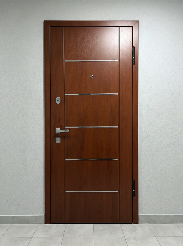 Дверь МДФ шпон 10 мм с молдингом с двух сторон